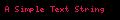 Output of example : Outputting a JPEG image