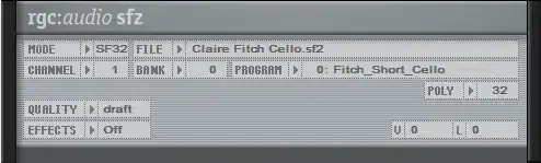 SFZ GUI