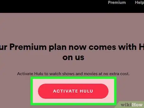 Image titled Activate Hulu with Spotify Student Step 3