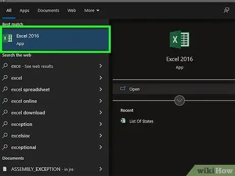 Image titled Make a Bar Graph in Excel Step 1