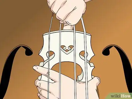 Image titled Adjust a Double Bass Bridge Step 5