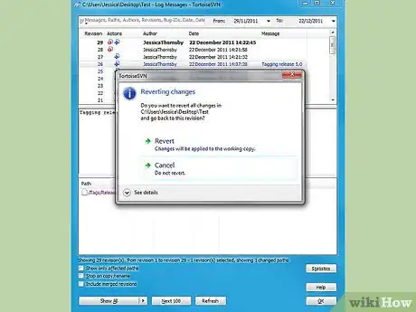 Image titled Create a Tag and Perform a Revert in TortoiseSVN Step 10