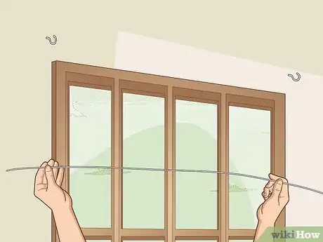 Image titled Hang Curtains with Wire Step 5
