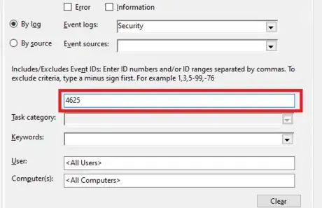Image titled Event Viewer Create Custom View Enter ID Large.png
