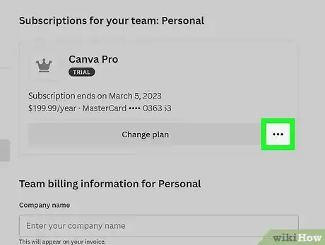 Image titled Cancel Canva Subscription Step 4