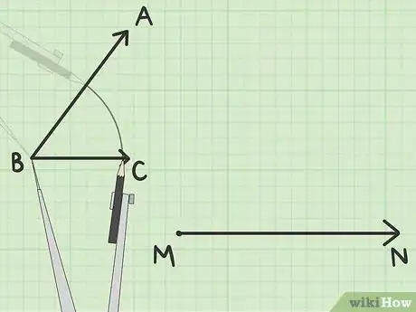 Image titled Construct an Angle Congruent to a Given Angle Step 7