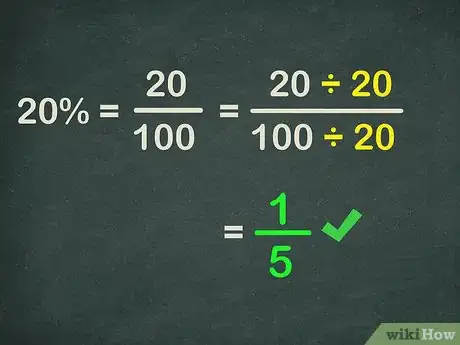 Image titled Convert a Percentage to a Fraction Step 6