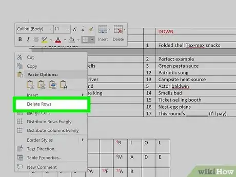 Image titled Make a Crossword Puzzle in Microsoft Word Step 7