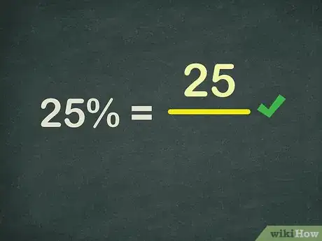 Image titled Convert a Percentage to a Fraction Step 2