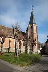 The church of Saint Nicolas in Louye