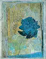 Rose Gardeen with a Yellow Background, 1975–76, Oil on canvas, 56.5 x 60&nbsp;cm.