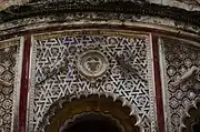 Stucco work in the Sitarñ Rama temple