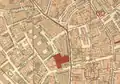 Detail of 1896 map of Boston, showing Austin & Stone's Museum near Howard St.