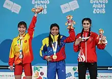 44&nbsp;kg victory ceremony