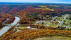 Aerial photo of Karthaus in October 2019