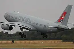 Royal Air Force Voyager KC2 ZZ330 (MSN: 1046) displaying the RAF&nbsp;100 centenary anniversary markings, 2018.