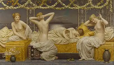 Albert Joseph Moore A Summer Night c. 1887