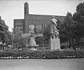 Head office viewed from Rembrandtplein, 1950