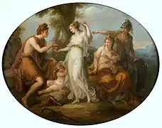 The Judgment of Paris (c. 1781), oil on canvas, 80 x 100.9&nbsp;cm., Museo de Arte de Ponce, Puerto Rico