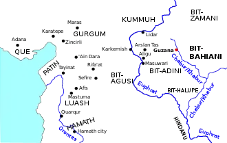 Luhuti (Luash) Location, Showing The Capital (Afis)
