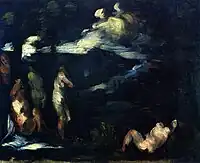 Paul Cézanne, c. 1870, Bathers, oil on canvas, 33 x 40&nbsp;cm, Private collection