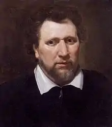 Portrait by Abraham Blyenberch, c. 1617; oil&nbsp;on&nbsp;canvas painting at the National Portrait Gallery, London