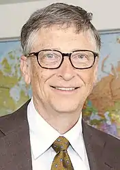 Founder of Microsoft and philanthropist Bill Gates (College, 1977; LLD&nbsp;hc, 2007)