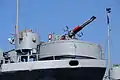 ROCS Chung Shun's twin Bofors 40&nbsp;mm gun