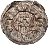 Vogts of Weida-Gera, Vogtei of Henry VIII or IV, 1281–1320, diameter 43&nbsp;mm, 0.69&nbsp;g