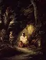Halt of Traveling Peasants by a Woodside, ca. 1790, now in the Brooklyn Museum