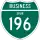 Business Spur Interstate 196 marker