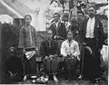 The Regent of Garut Raden Adipati Aria Wiratanudatar VII with his wife, RA Lasminingrat, and family.