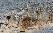 A relief carving