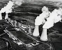 Image 3The Calder Hall nuclear power station in the United Kingdom, the world's first commercial nuclear power station. (from Nuclear power)