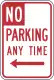 No parking, CA&nbsp;MUTCD R-28.