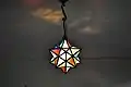 The illumination made of stained glass