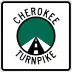 Cherokee Turnpike marker