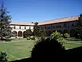 The beautiful cloister of the church "dell'Annunziata".