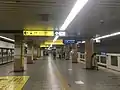 Chiyoda Line platforms, November 2019