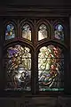 Tiffany window along the south wall