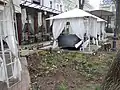 The restaurants in the garden