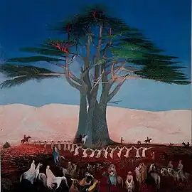 Image 24Csontváry Kosztka, Tivadar - Pilgrimage to the Cedars of Lebanon (from Culture of Lebanon)