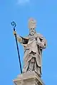 Saint Paul on the facade of the Cathedral of Syracuse.