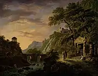 Arcadian landscape with setting sun, ca. 1792–1809, Rijksmuseum Amsterdam