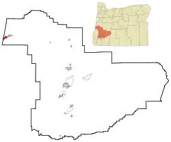 Location of Winchester Bay, Oregon