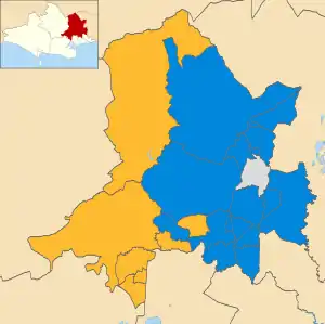2003 results map