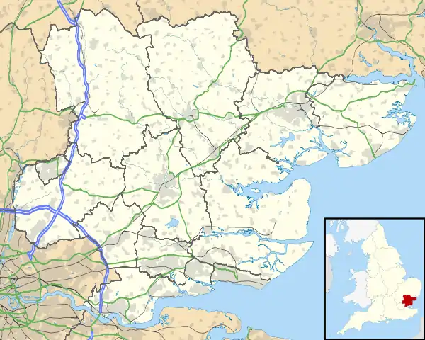 RAF Chipping Ongar is located in Essex