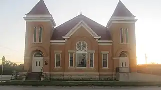 Historic First United Methodist Church in Anson, Texas