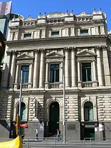 Former Hibernian Hall, Melbourne; completed 1887.
