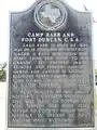 Texas historical marker, CSA